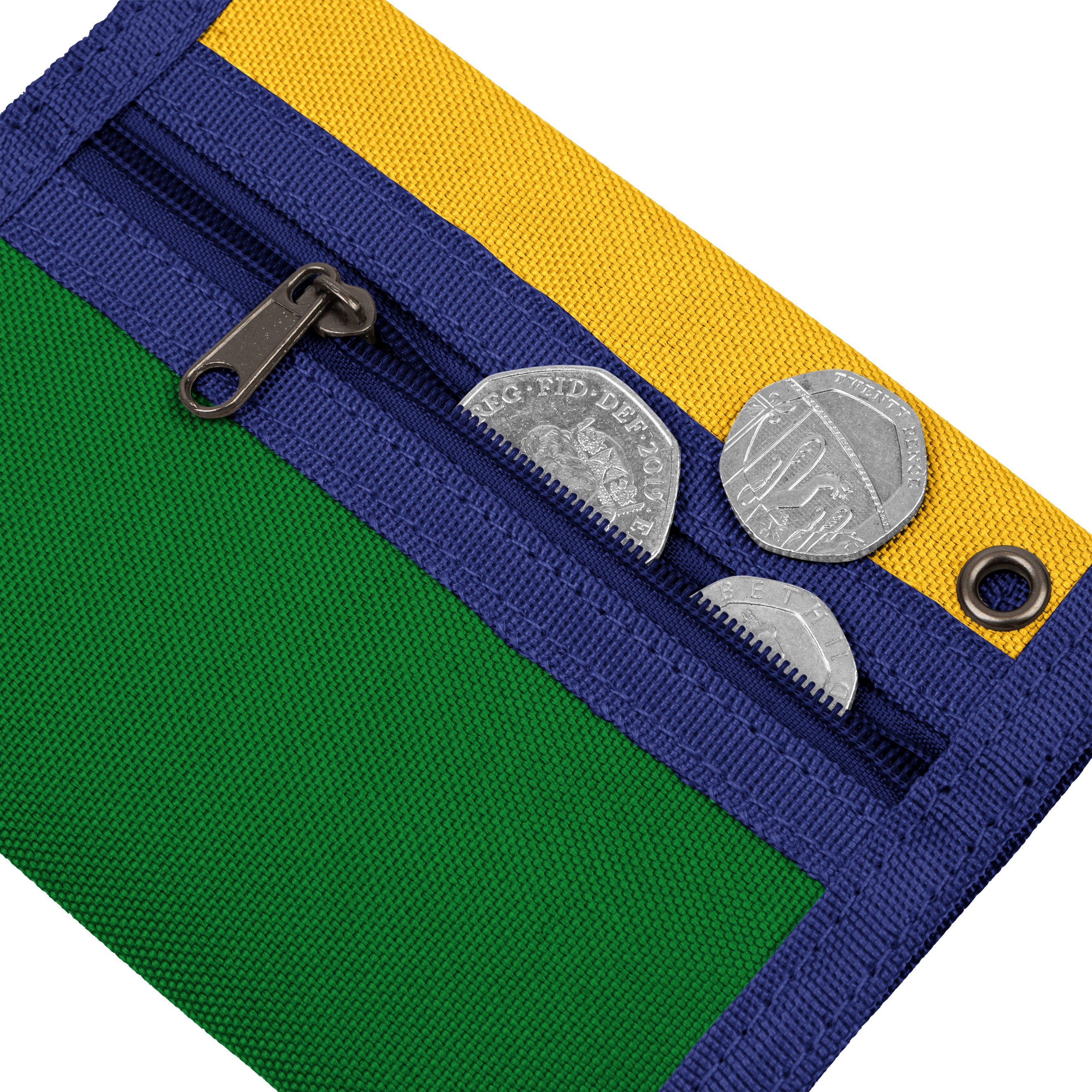 Stowbank Trifold Canvas Wallet - Colorblock Design Slim RFID Blocking Wallet for Men | Perfect for Travel, Business & Everyday Use