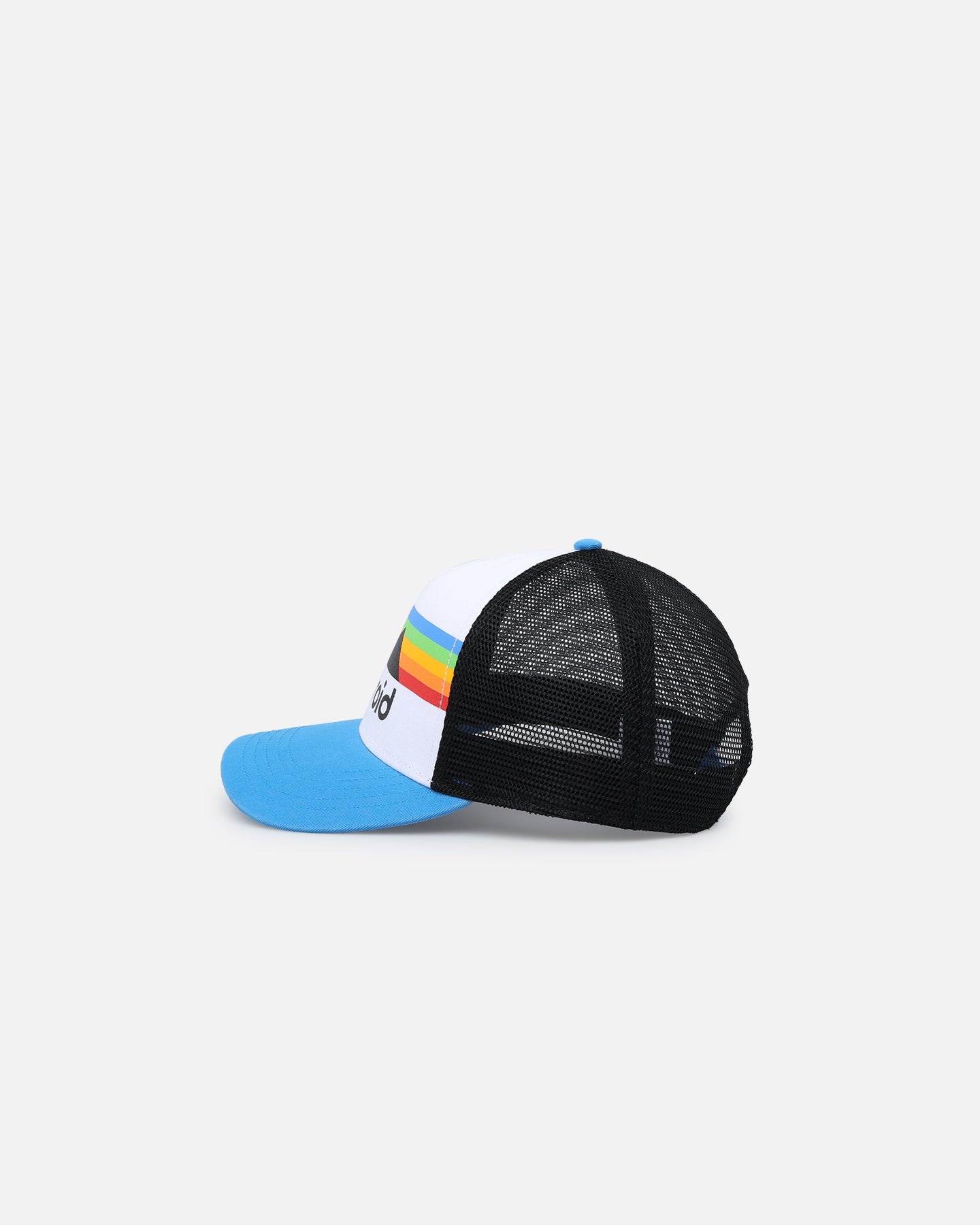 American Needle Sinclair Trucker Snapback Hat - Black, White & Blue Adjustable Snapback Cap for Men & Women - Perfect for Casual Wear, Sports & Outdoor Activities