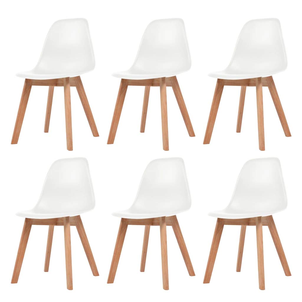 Modern Kitchen & Dining Room Chairs Set of 6 - Comfortable Wooden Seating for Home, Restaurant & Office - Perfect for Kitchen, Dining Room, Living Room & Bedroom Use