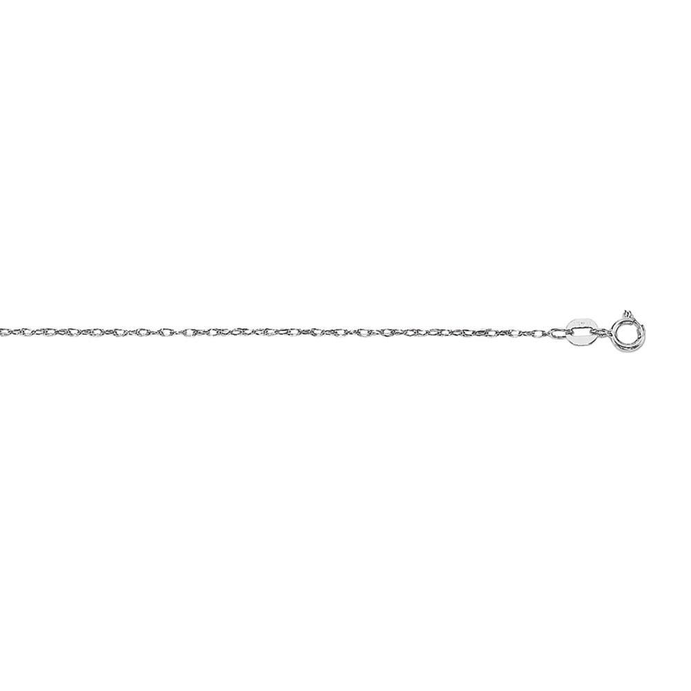 10K Gold .85mm Machine Rope Chain Necklace - Durable & Elegant Jewelry for Women & Men - Perfect for Everyday Wear, Gifts & Special Occasions