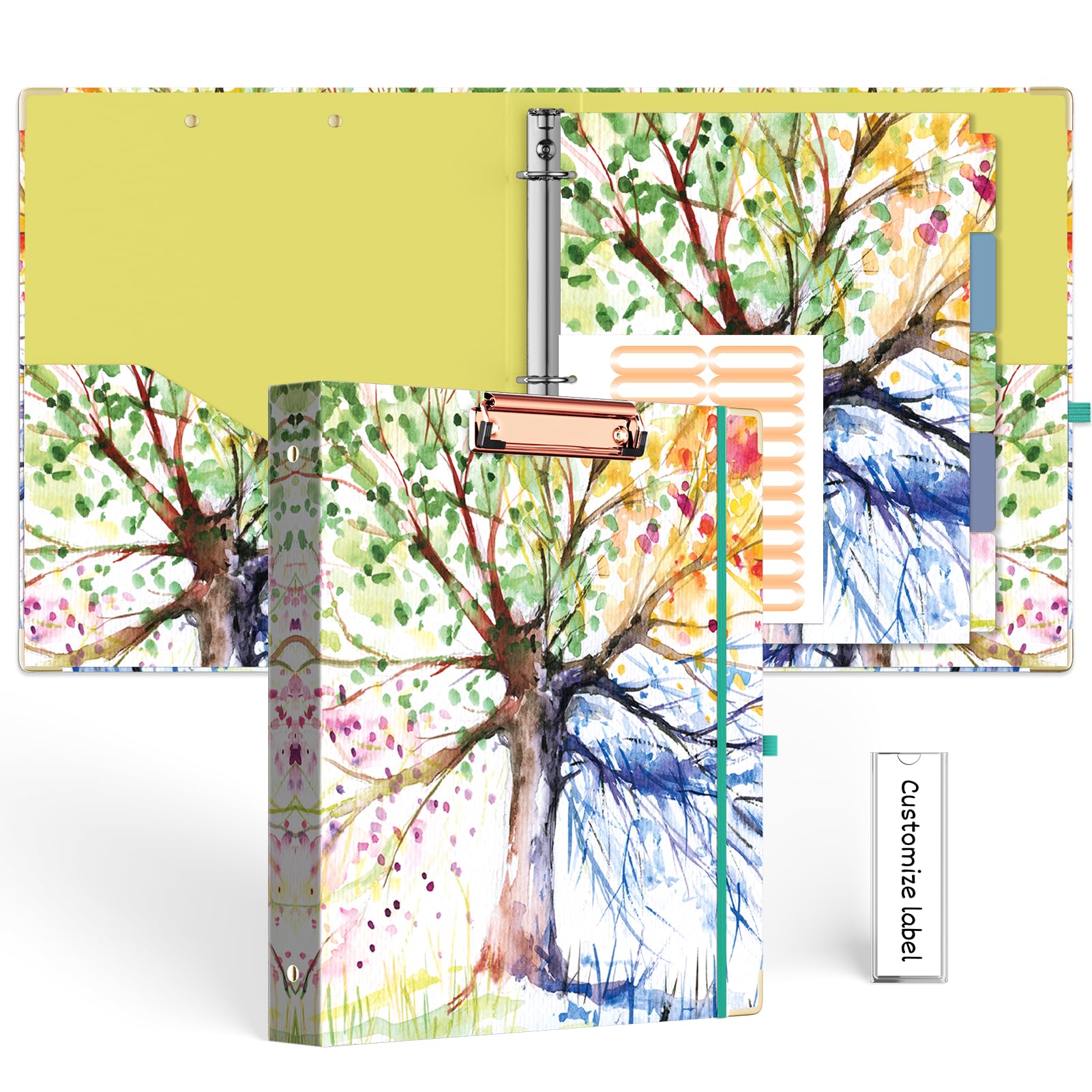 1 Inch 3-Ring Binder for Letter Size 8.5