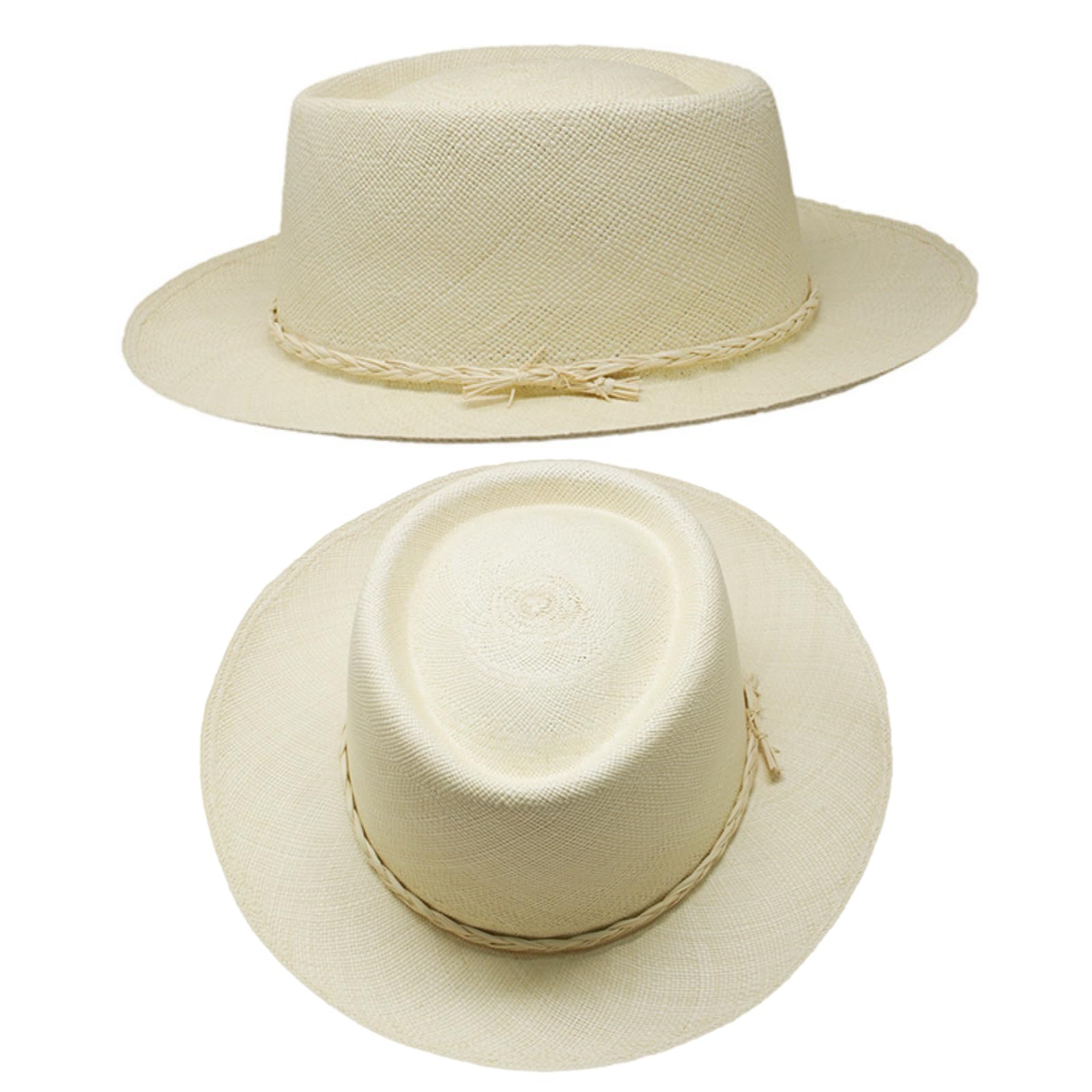 Gamboa Original Panama Hat for Men & Women – UPF50+ UV Protection Borsalino Straw Summer Hat – Perfect for Beach, Travel & Outdoor Activities