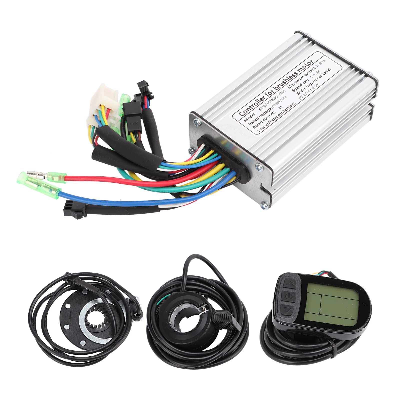 36V/48V 350W Electric Bike Motor Controller Kit - High Efficiency, Low Power Consumption & Reliable Performance for E-Bike Conversion & DIY Projects | Perfect for Commuting, Mountain Biking & Urban Riding