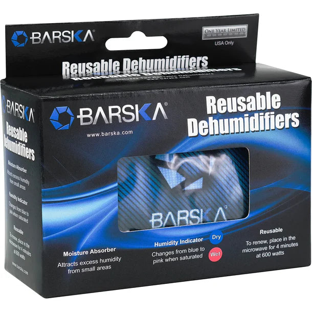 Barska AF12500 Reusable Safe Dehumidifier - Moisture Absorber for Home, Closet, Gun Safe & Storage Areas | Prevent Mold & Musty Odors