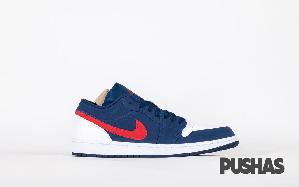 Air Jordan 1 Low 'USA' Sneakers - Men's Basketball Shoes for Casual Wear & Street Style - Perfect for Sports, Gym, and Everyday Fashion