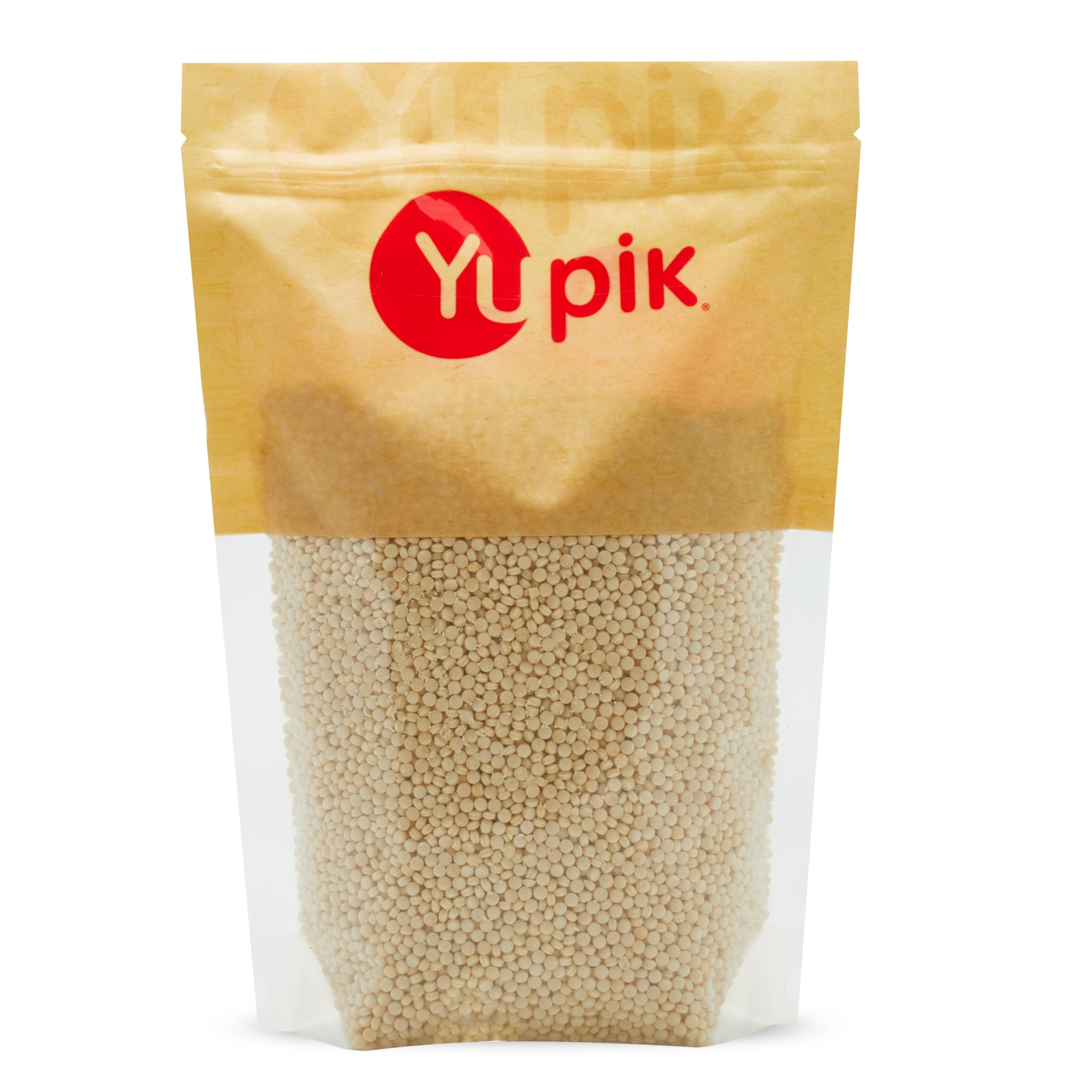 Yupik Toasted Pearl Couscous 2.2lb - Vegan, Kosher, Protein & Fiber - for Soups & Salads
