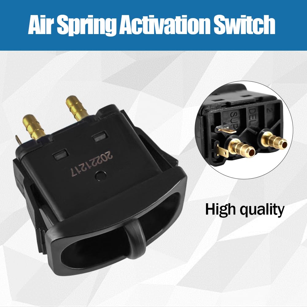 Air Spring Activation Switch for Motorcycle, Car, RV Air Suspension Seat - Heavy Duty Replacement Part for Smooth Ride Comfort (Ideal for Long Distance Travel & Off-Road Adventures)