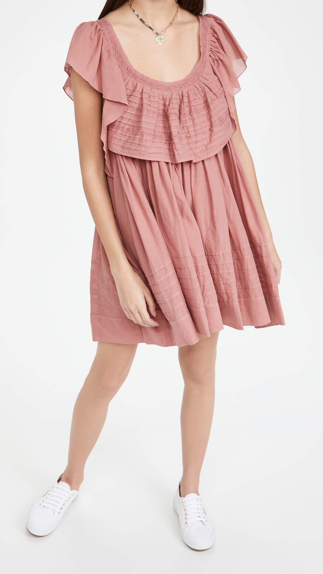 Free People Hailey Mini Dress - Floral Print, Size Small, Perfect for Summer Outings & Beach Vacations