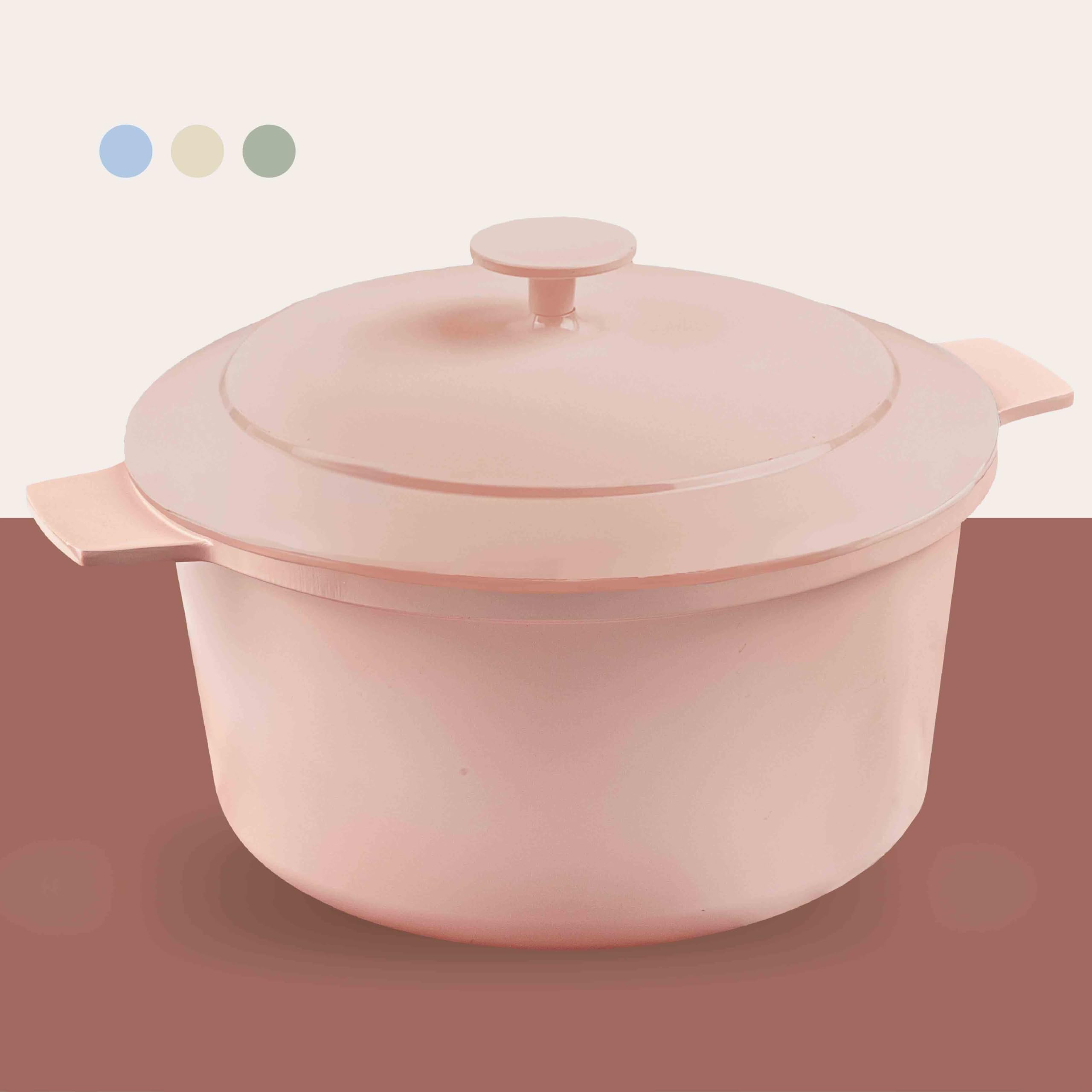 Gotham Steel 5 Qt Dutch Oven with Lid - Nonstick Ceramic Stock Pot for Baking Bread, Soups & Stews - 10-in-1 Multi-Cooker - Oven, Stovetop & Dishwasher Safe - Perfect for Home Cooking, Camping & Entertaining