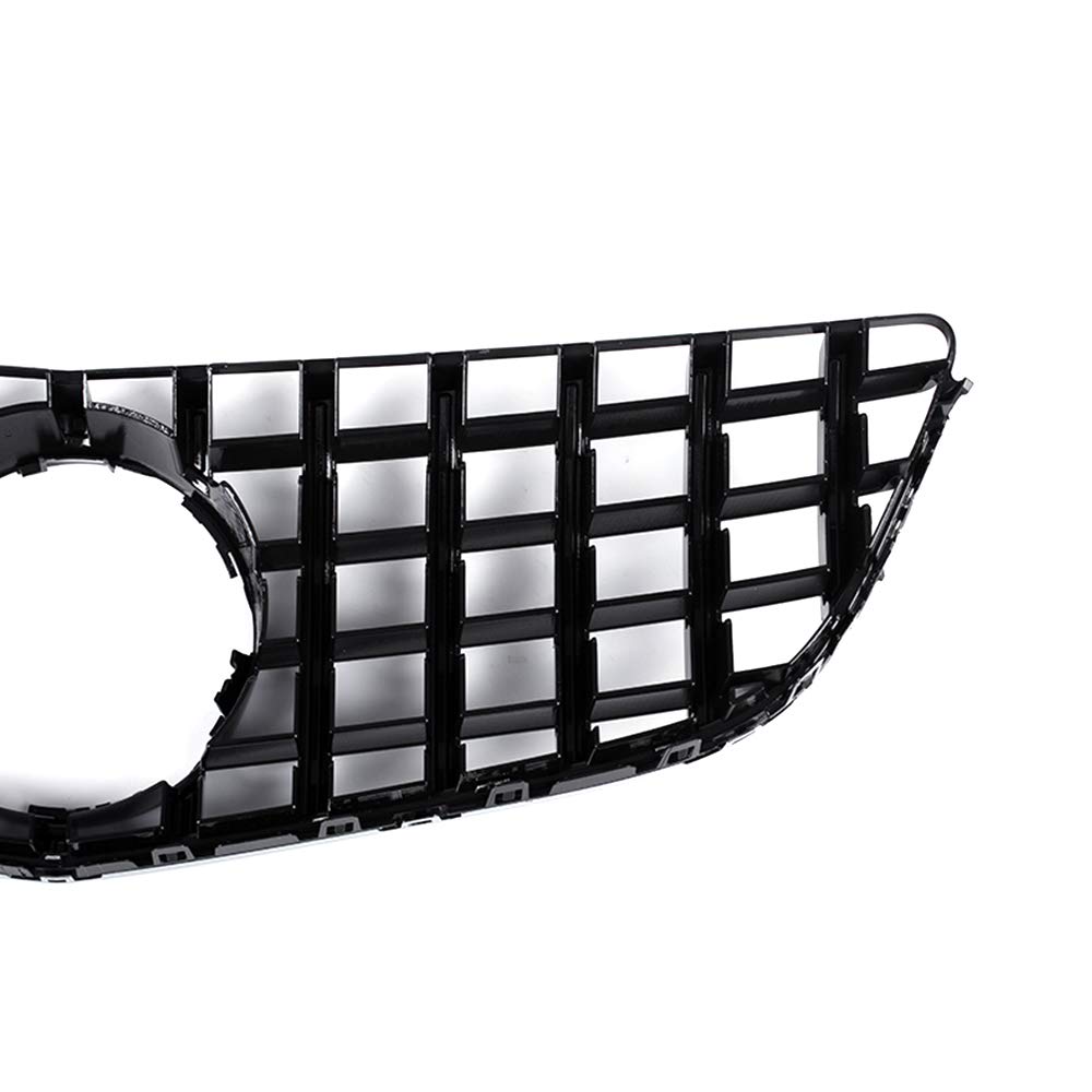 GT R Silver Front Grille for Mercedes Benz E-Class W207 Coupe (2014-2016) | Replacement Mesh Grille | Enhances Sporty Look & Airflow | Perfect for Car Enthusiasts & Performance Upgrades