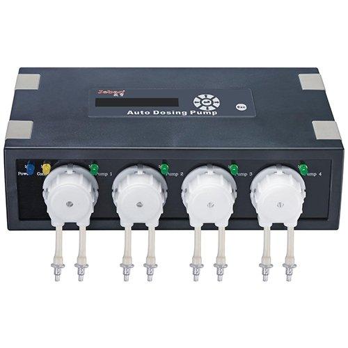 Jebao DP 4 Automatic Marine Aquarium Dosing Pump - Precise Coral Reef & Saltwater Tank Dosing System for Calcium, Alkalinity & Magnesium Supplement - Perfect for Reef Tanks, Aquariums & Marine Life Care