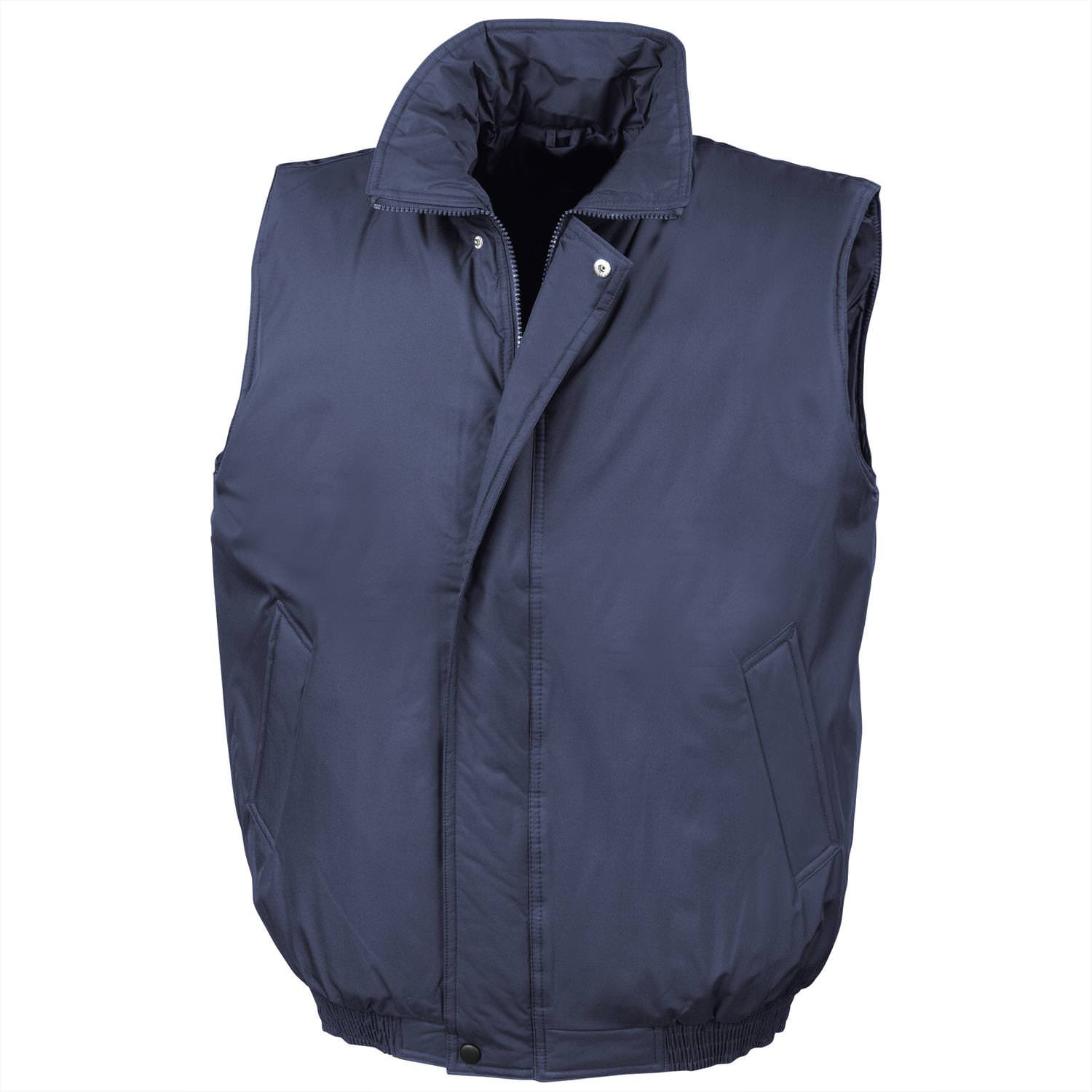 Men's Red Padded Body Warmer Vest - Lightweight Insulated Winter Jacket for Outdoor Activities, Hiking & Casual Wear