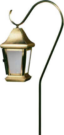 LV-LED81-ABS 12V Hanging Lantern Path Light - 2.5W LED Outdoor Lighting in Antique Brass Finish | Perfect for Garden, Patio, Walkway & Landscape Decoration