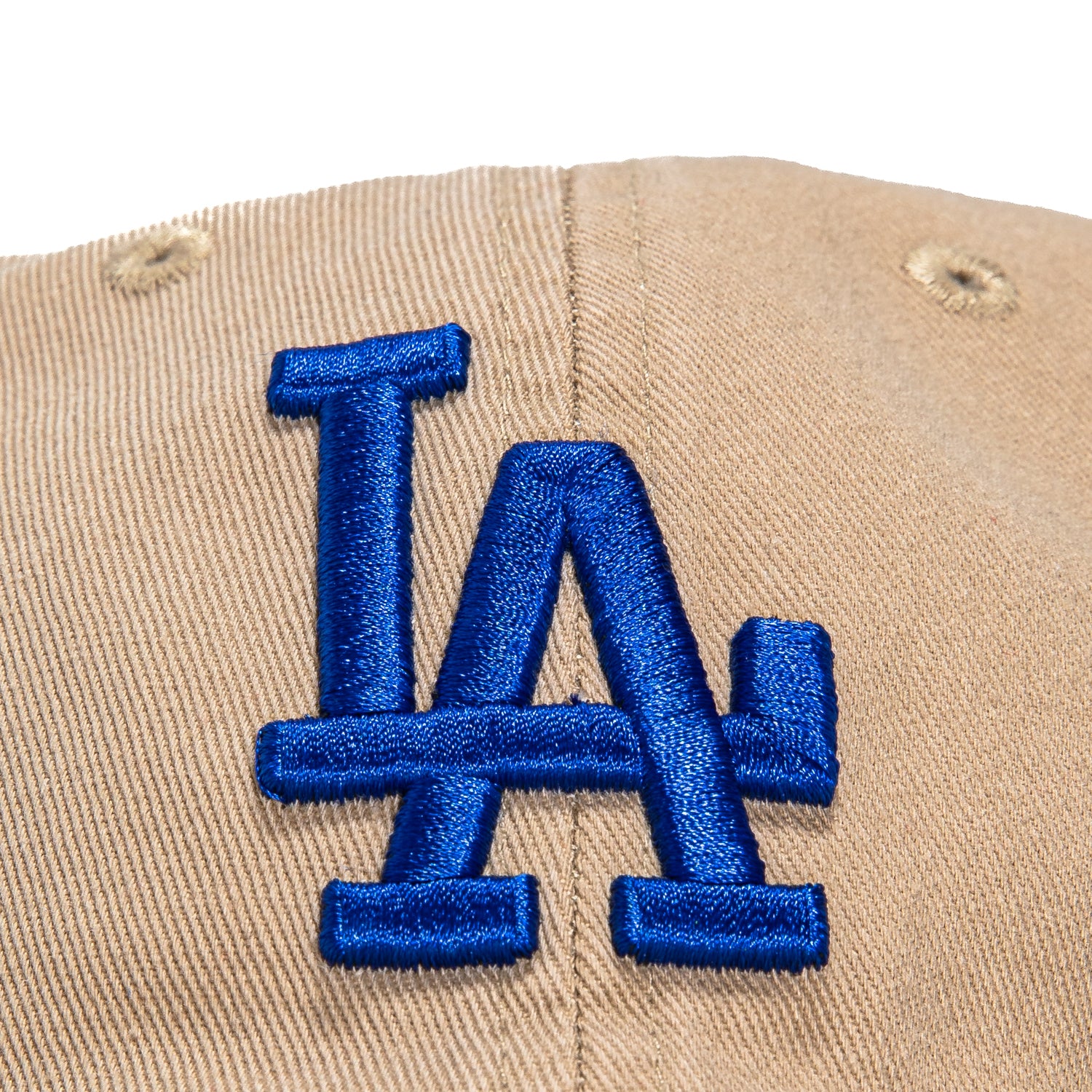 47 Brand Los Angeles Dodgers Cleanup Adjustable Baseball Cap - Khaki & Royal Blue - Perfect for Game Day, Outdoor Sports & Casual Wear