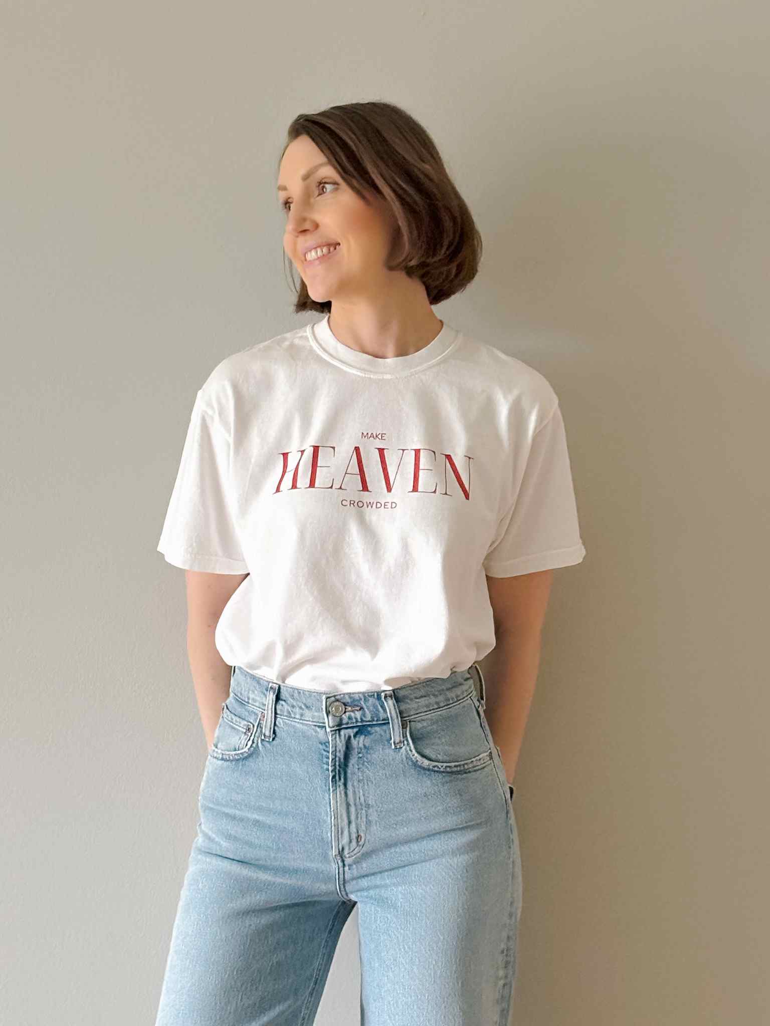 Make Heaven Crowded T-Shirt - Funny Graphic Tee for Men & Women - Casual Streetwear for Parties, Gifts, and Everyday Wear