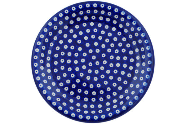 10-Piece Dinner Plate Set - Elegant Blue Eyes Design - Perfect for Family Dinners, Parties & Home Decor