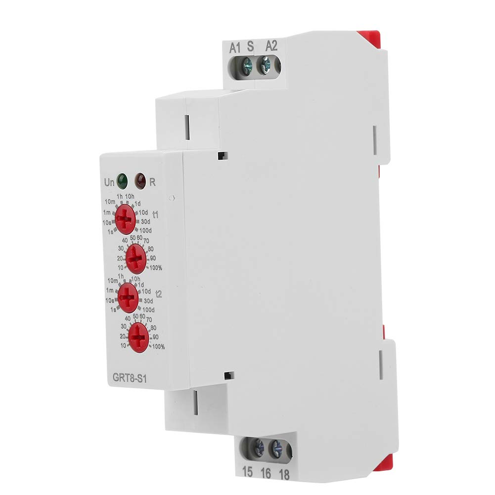 CHICIRIS Repeat Cycle Timer Relay - Adjustable Cycle Delay Control for -20℃~55℃, 90x18x64mm | Perfect for Industrial Automation, HVAC Systems & Electrical Equipment Timing Control