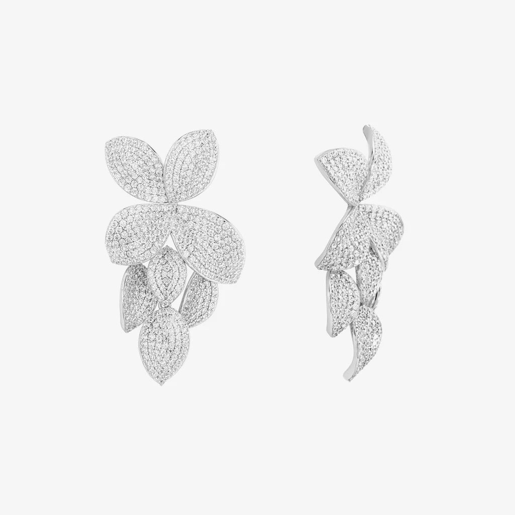Flower Drop Earrings for Women - Elegant Floral Dangle Earrings Jewelry Gift for Wedding, Party & Special Occasions