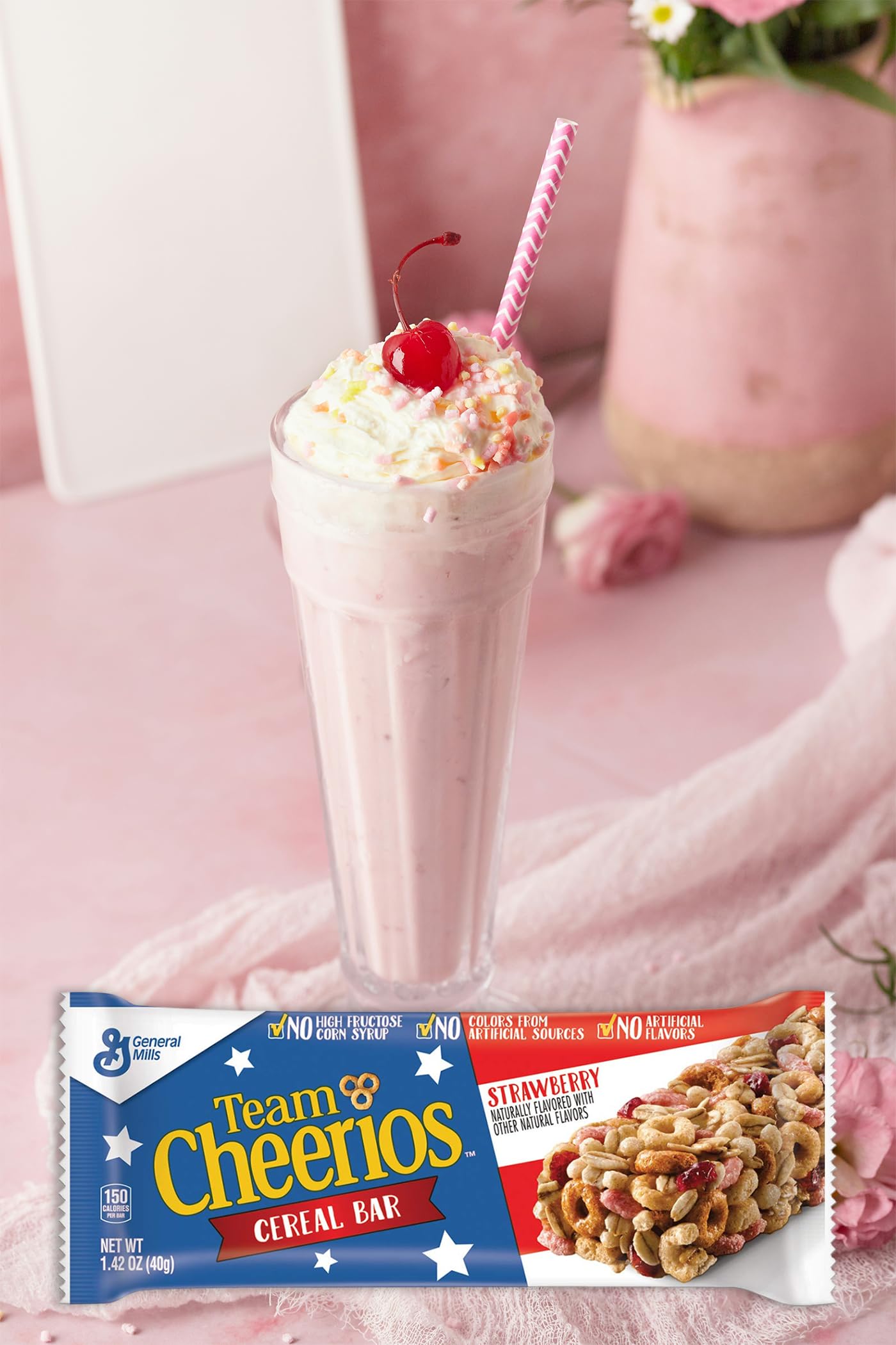 Healthy Breakfast Cereal Bars Variety Pack - 20 Nutritious Granola Snack Bars for Kids | School Lunch, On-the-Go Snacks, After-School Treats & Family Road Trips