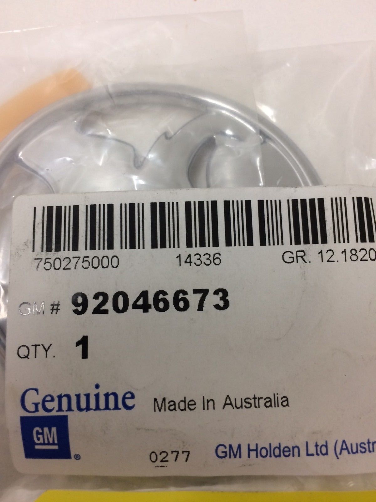 Genuine Holden VT VX Boot Lion Emblem 1997-2002 - Perfect for Car Restoration & Customization Projects