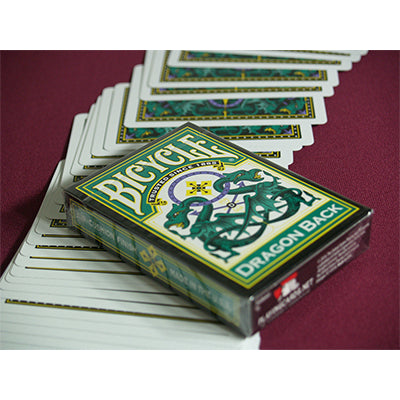 Bicycle® Green Dragon Back Playing Cards - Premium Quality Poker Cards for Magic Tricks, Cardistry & Game Nights | Perfect for Professional Magicians, Card Enthusiasts & Family Gatherings