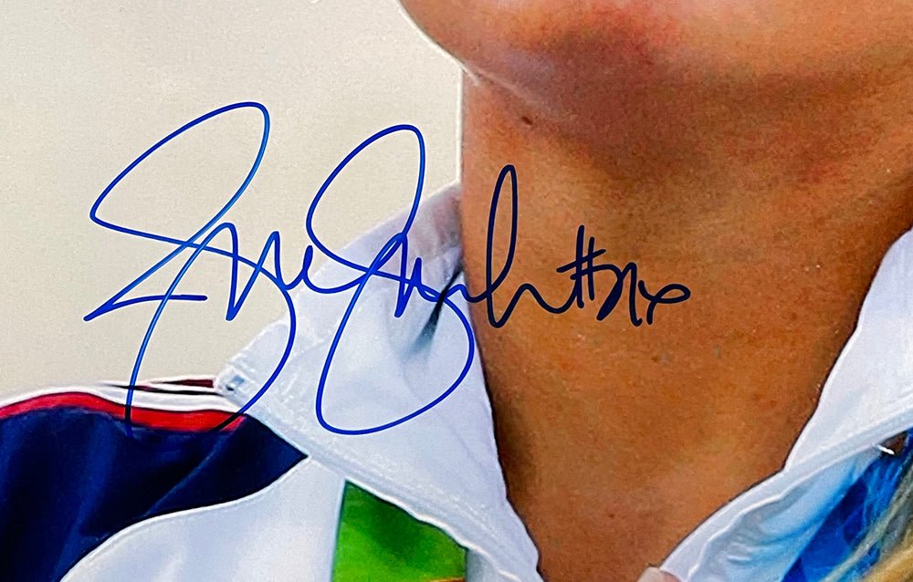 Jennie Finch Autographed USA Softball 8x10 Photo - PSA/DNA Certified Hologram - Perfect for Sports Memorabilia Collections, Fan Gifts, and Man Cave Decor