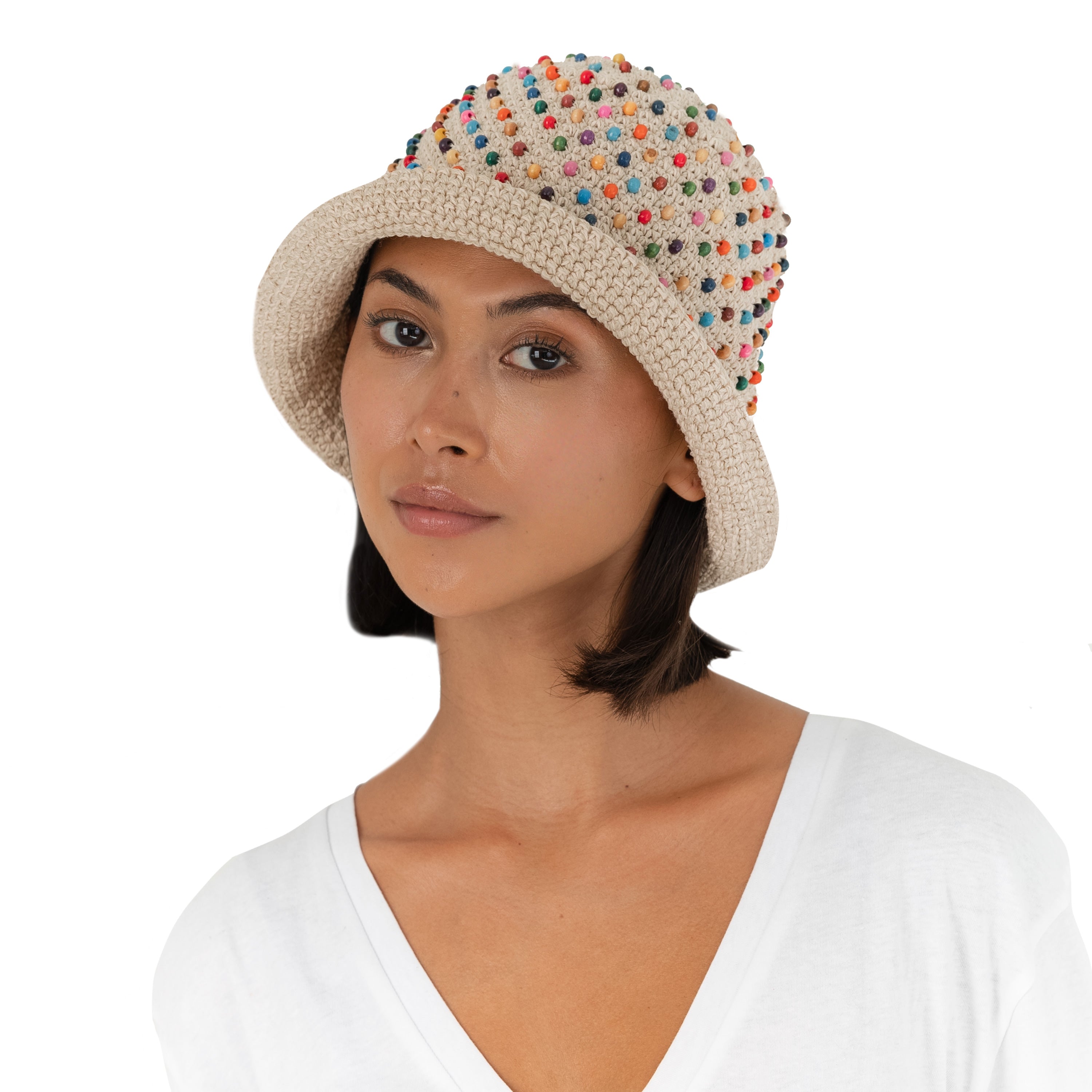 Lanie Bucket Hat for Women - Sun Protection Summer Beach Hat with UPF 50+ - Adjustable Cotton Bucket Hat for Outdoor, Travel, and Casual Wear