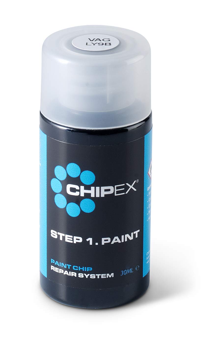 Chipex Premium Touch-Up Paint Kit for Porsche C9A Pure White - Car Scratch Repair & Paint Restoration Kit with Brush - Perfect for DIY Auto Body Touch-Ups & Minor Scratch Removal