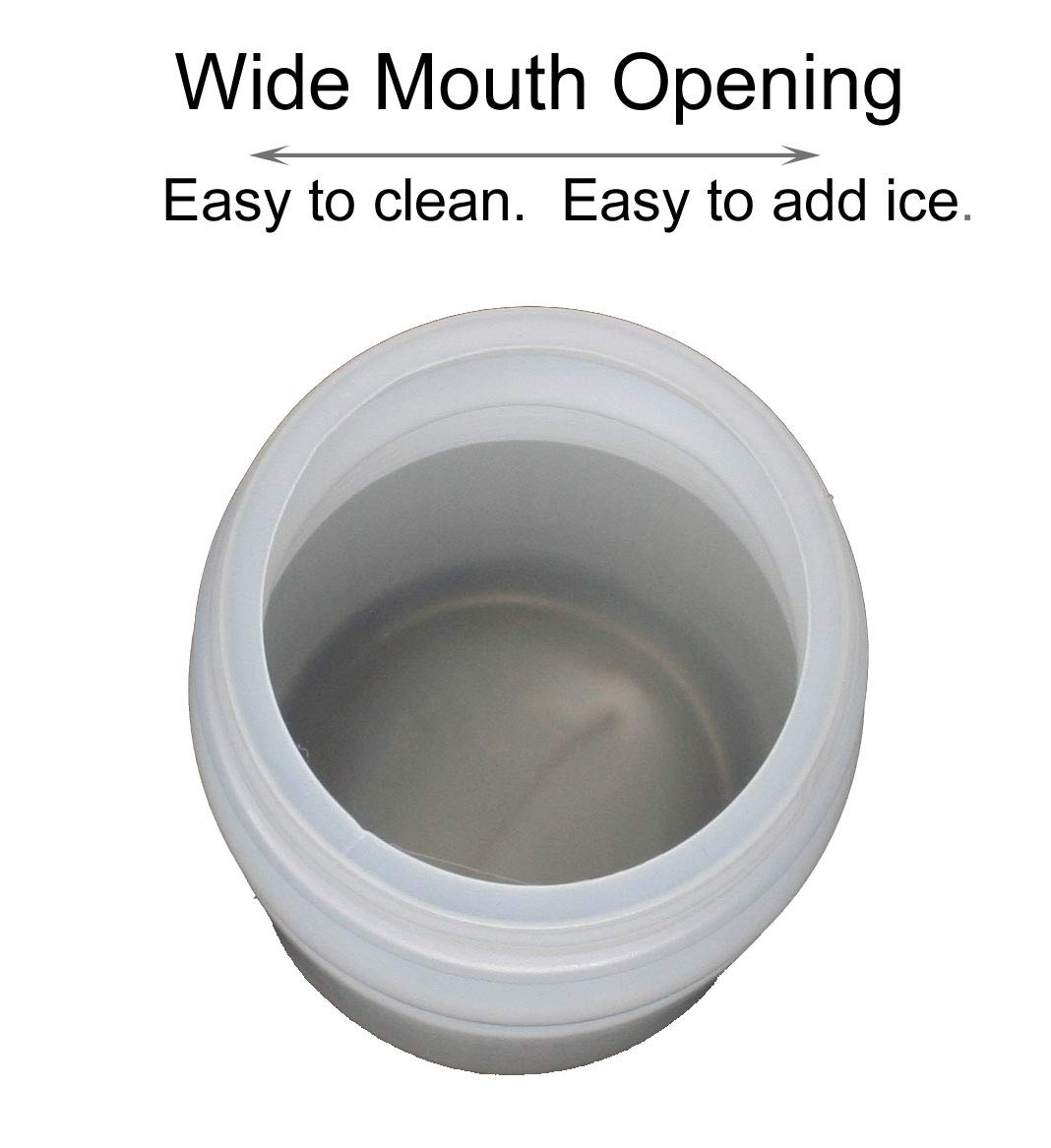 Rolling Sands 20oz BPA-Free Sports Water Bottles 24 Pack - Clear Frost with Purple Lids | Dishwasher Safe, Made in USA | Perfect for Gym, Hiking & Team Sports Hydration
