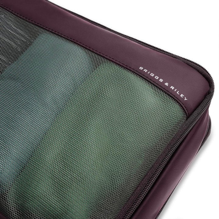 Briggs & Riley Premium Travel Packing Cubes Set - 4-Piece Carry On Organizer for Luggage & Suitcases | Perfect for Business Trips, Vacations & Weekend Getaways