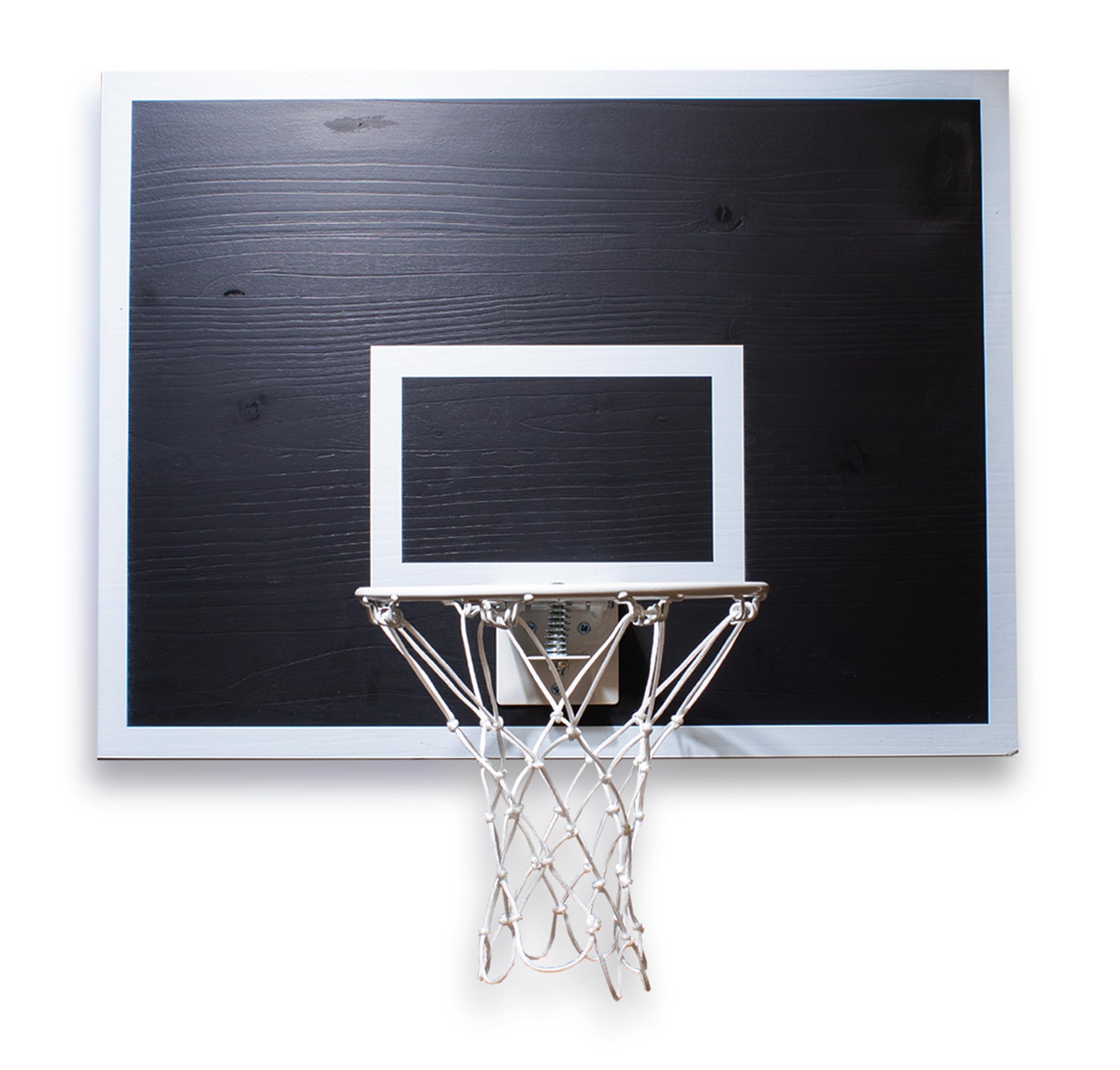 Pro League Mini Basketball Hoop Set - 9' Wall Mounted Hoop with 5 Mini Basketballs, Solid Wood Decorative Backboard - Perfect for Kids' Rooms, Game Rooms & Sports Themed Decor