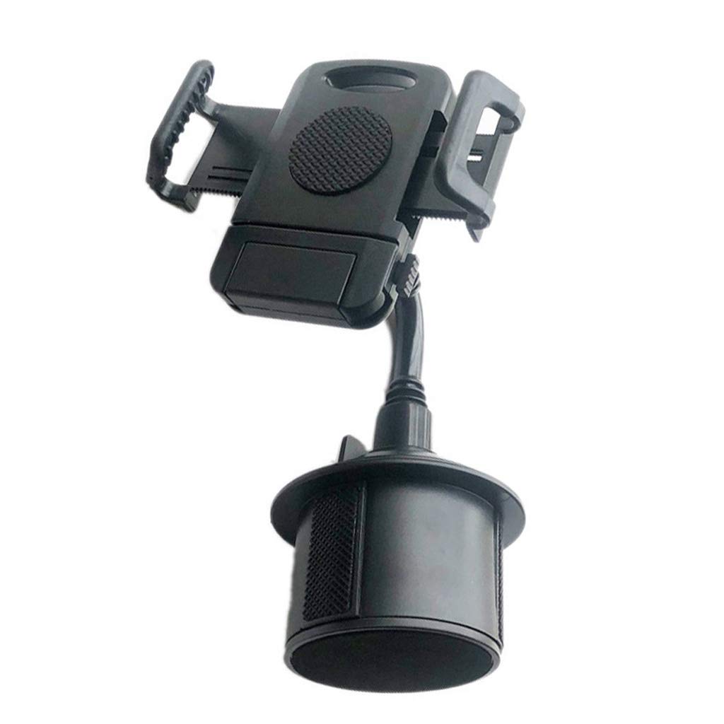 Universal Gooseneck Cup Holder & Phone Stand - Adjustable Car Mount for iPhone, Samsung, Smartphones - Perfect for Driving, Office, Home Use