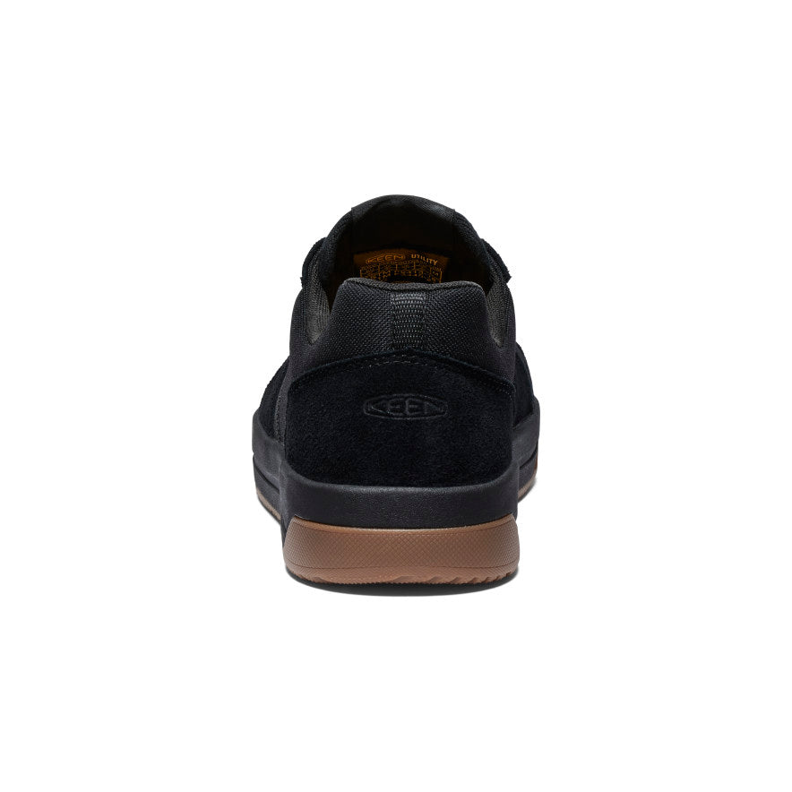 Kenton Men's Carbon Toe Work Shoes - Black & Gum Leather Safety Boots for Construction, Warehouse & Industrial Work