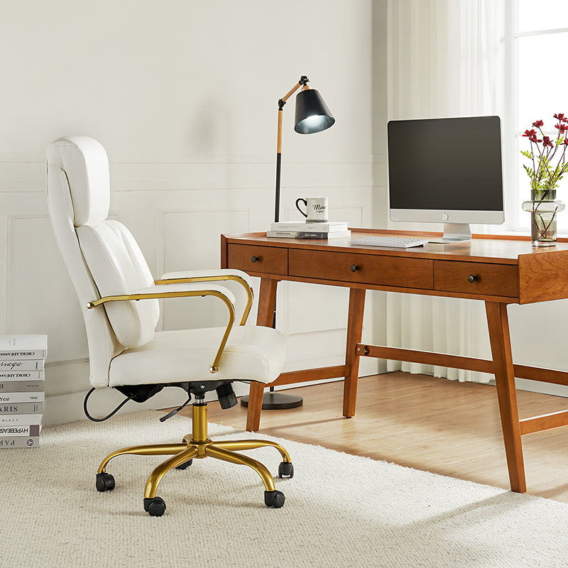 Ludwig Ergonomic Office Chair with Adjustable Lumbar Support - Comfortable Mesh Back Computer Desk Chair for Home & Office Workspaces