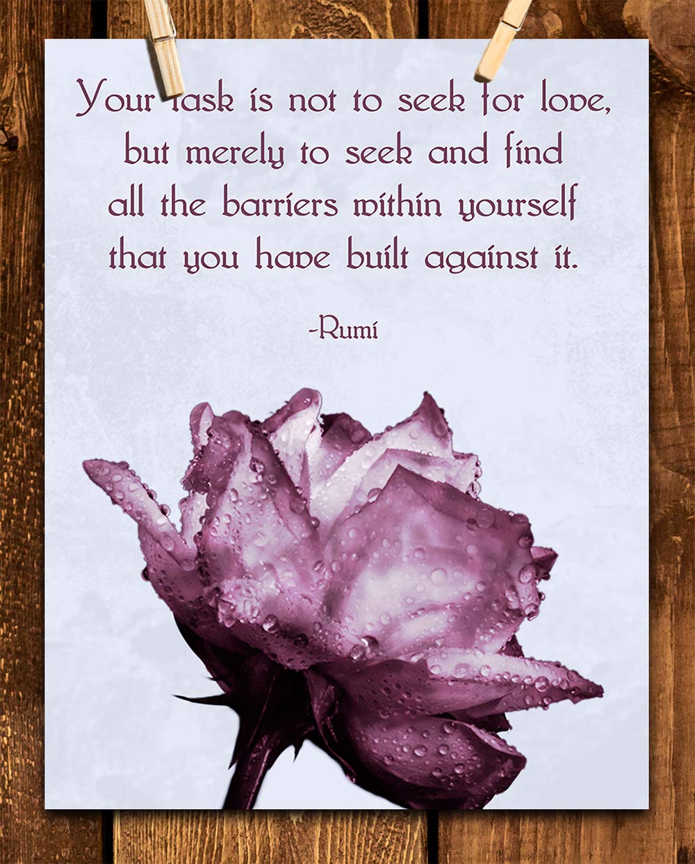 TJ Originals - Inspirational Wall Art Prints 11x14, Zen & Spiritual Decor - Perfect for Home & Office Motivation