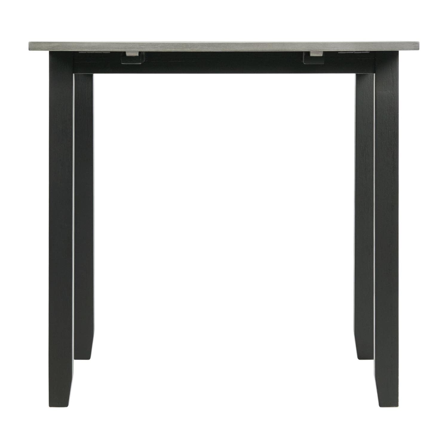 Picket House Furnishings Tuttle 3-Piece Drop Leaf Dining Table Set in Black - Perfect for Small Spaces, Breakfast Nooks & Apartment Dining Areas