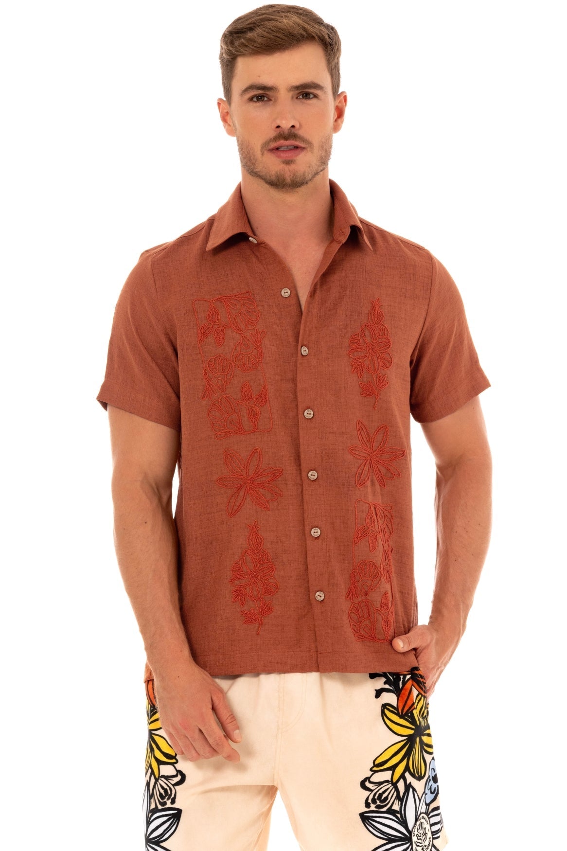 Clay Jack Shirt 16989 | Premium Men's Casual Button-Up Shirt | Perfect for Office, Date Night & Outdoor Activities