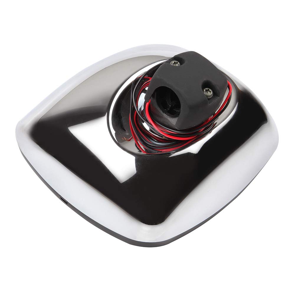 Heated Chrome Truck Hood Mirror for Freightliner M2 100/106/112/114SD (2003-2017) | Durable Car Side Mirror with Lower Lens | Perfect for Long-Haul Trucking & Winter Driving Conditions