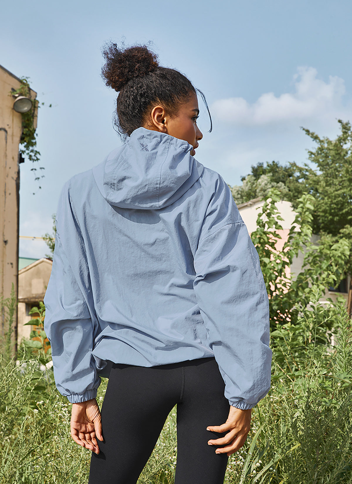 Anorak Hooded Windbreaker Jacket for Men & Women - Lightweight Water-Resistant Outdoor Coat for Hiking, Camping & Travel