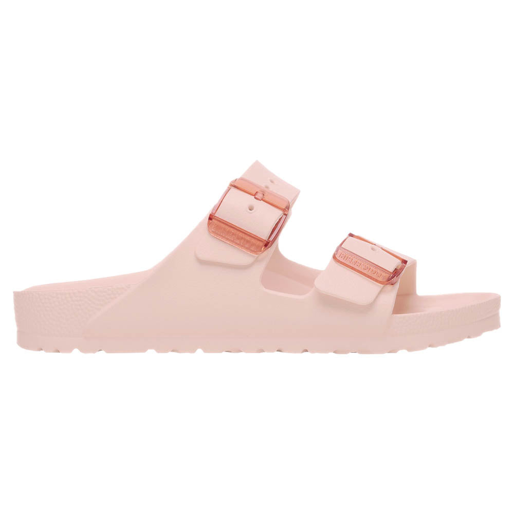 Birkenstock Unisex Arizona Stealth Buckle EVA Sandals - Narrow Fit - Light Rose Color | Comfortable & Lightweight for Beach, Pool, and Casual Wear