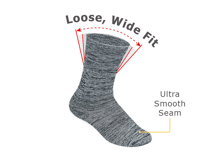 Premium Men's Casual & Dress Socks - Dark Gray - Comfortable Cotton Blend for Office, Business & Formal Occasions