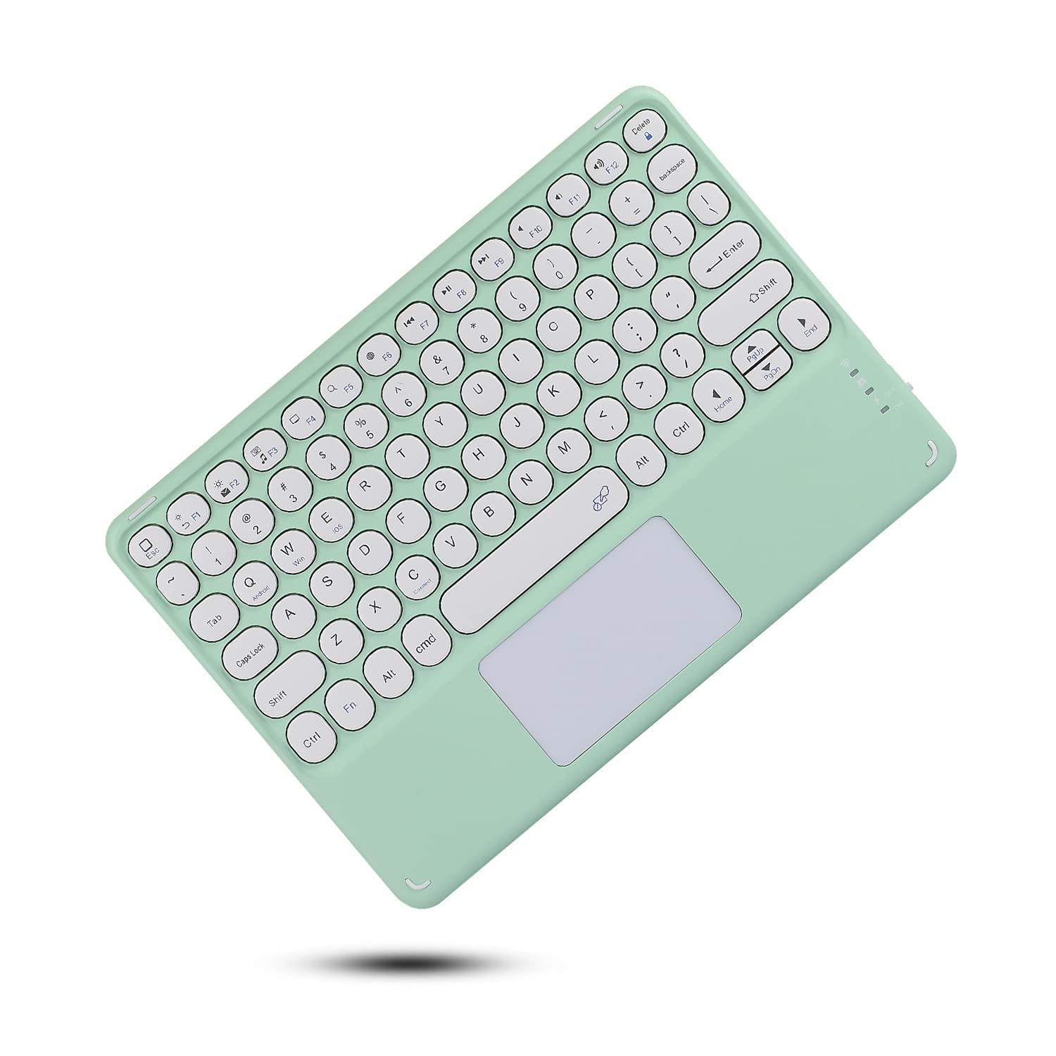 Galaxy Tab S8+/S7 FE Keyboard Case with Touchpad - Mint Green for Work & Study