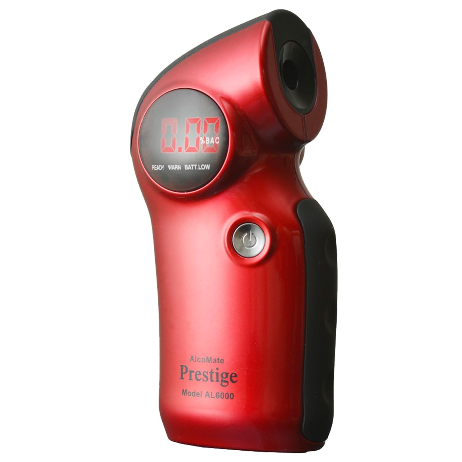 Prestige AL6000 Professional Breathalyzer - High Accuracy Alcohol Tester with Replaceable Sensors | DOT & FDA 510(k) Approved | Ideal for Personal Safety, Workplace Testing & Law Enforcement Use (Red)