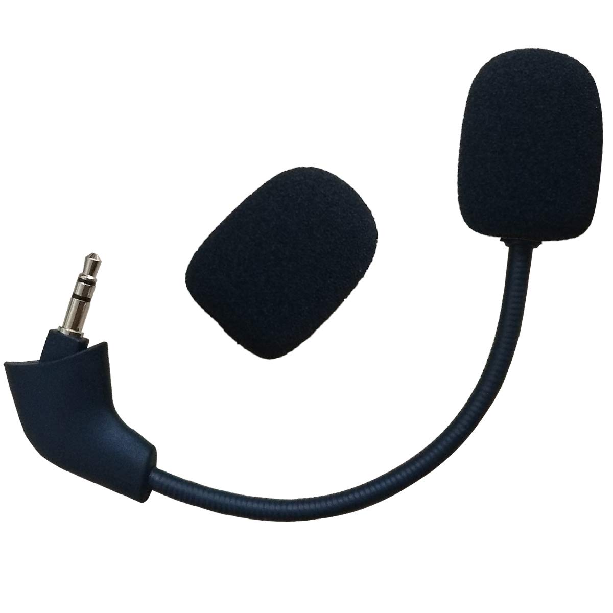 HyperX Cloud X/II & Silver Gaming Headset Replacement Microphone - 3.5mm Detachable Noise-Canceling Mic for PC, PS4, Xbox - Perfect for Streaming, Gaming & Online Meetings
