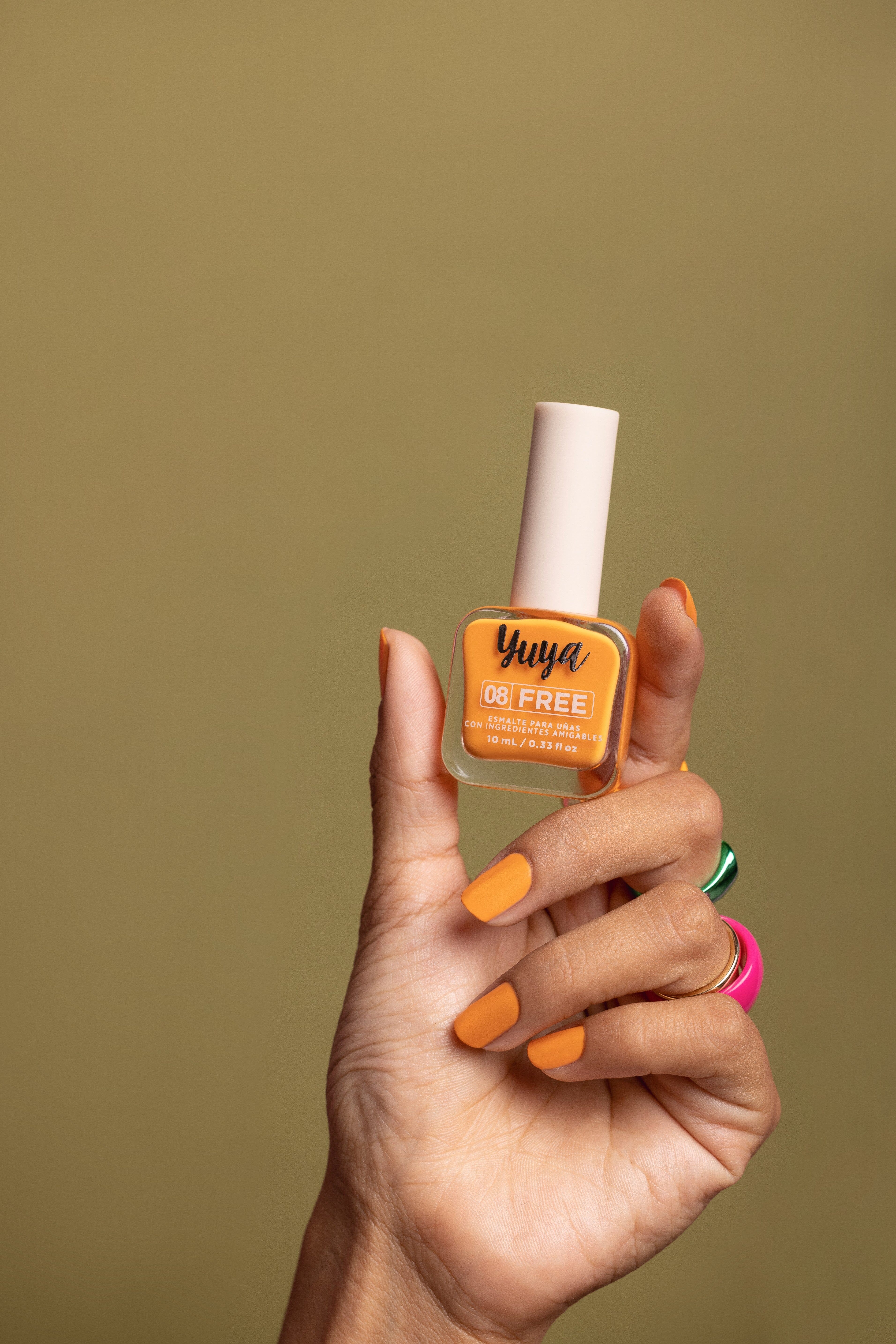 8-Free Nectar Nail Polish - Non-Toxic Vegan & Cruelty-Free Nail Enamel for Manicures & Pedicures - Perfect for Daily Wear, Special Occasions & Salon Use