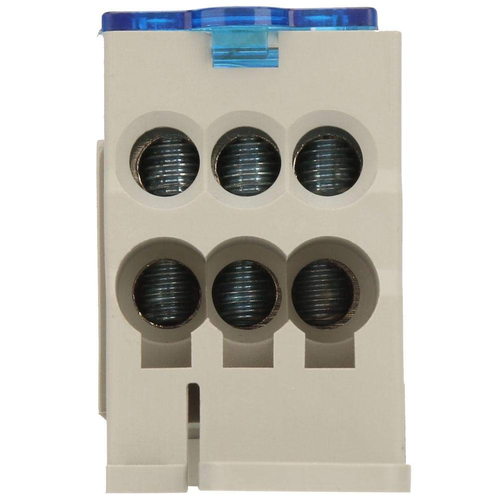 Din Rail Terminal Block Distribution Box - Universal Electric Wire Connector & Power Junction Box for Industrial Control Panels & Electrical Cabinets | Perfect for Wiring, Circuit Protection & Power Distribution