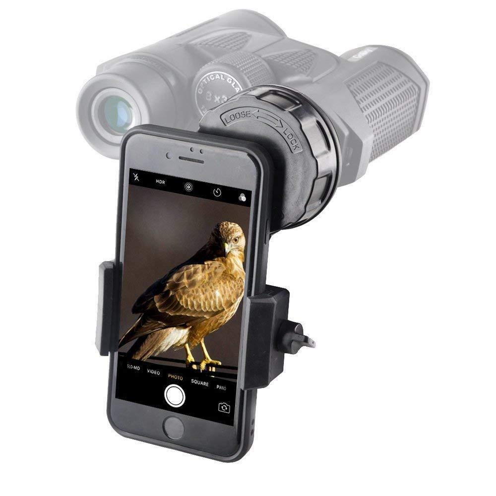 BIG BOOM® Universal Smartphone Telescope Adapter Holder - Compatible with iPhone, Samsung & More - Perfect for Bird Watching, Stargazing & Outdoor Adventures