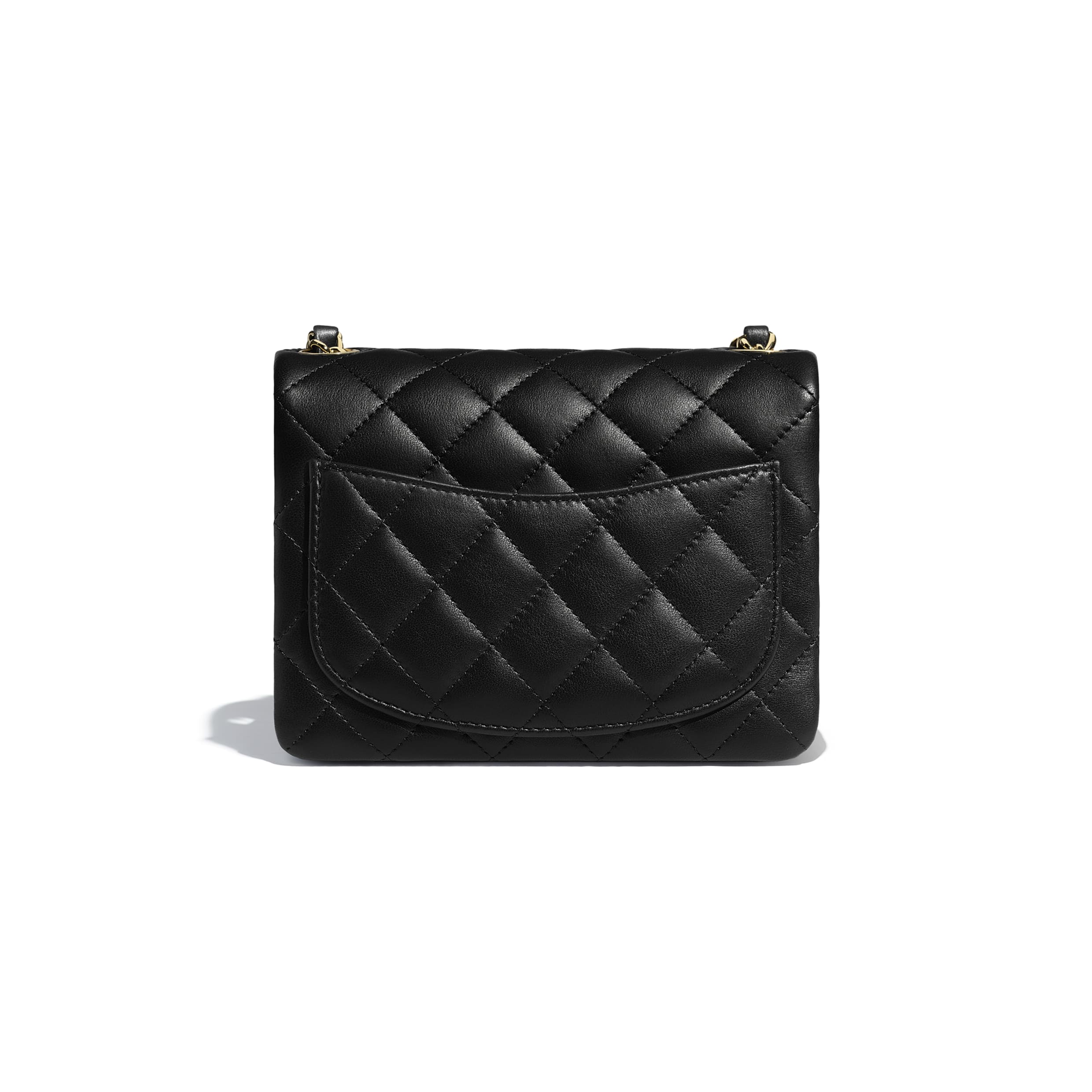 Chanel Mini Flap Bag Black Lambskin Gold Hardware - Luxury Designer Crossbody Purse for Women, Perfect for Date Night & Evening Events