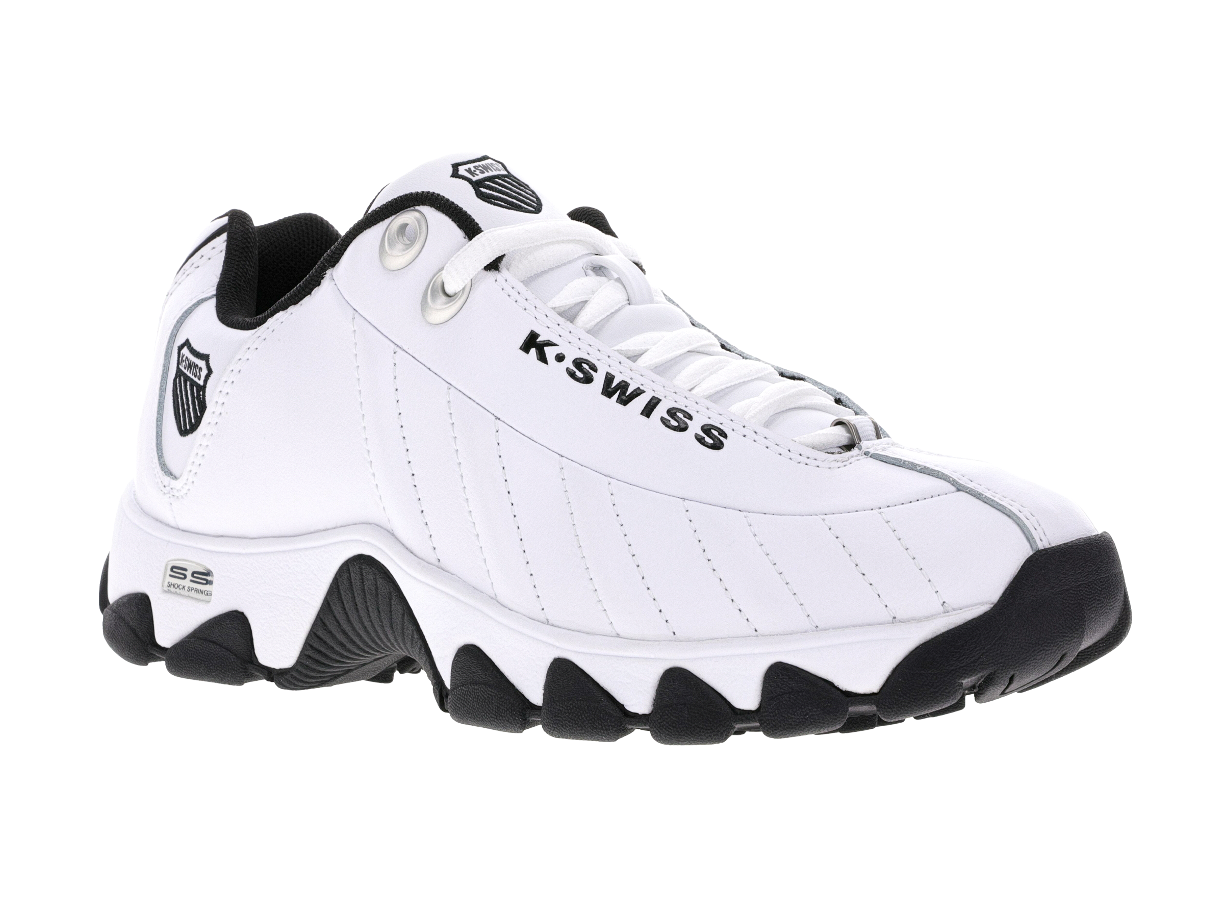 ST329 White and Black Sneakers - Lightweight Comfortable Running Shoes for Men & Women | Perfect for Gym, Jogging, and Casual Wear