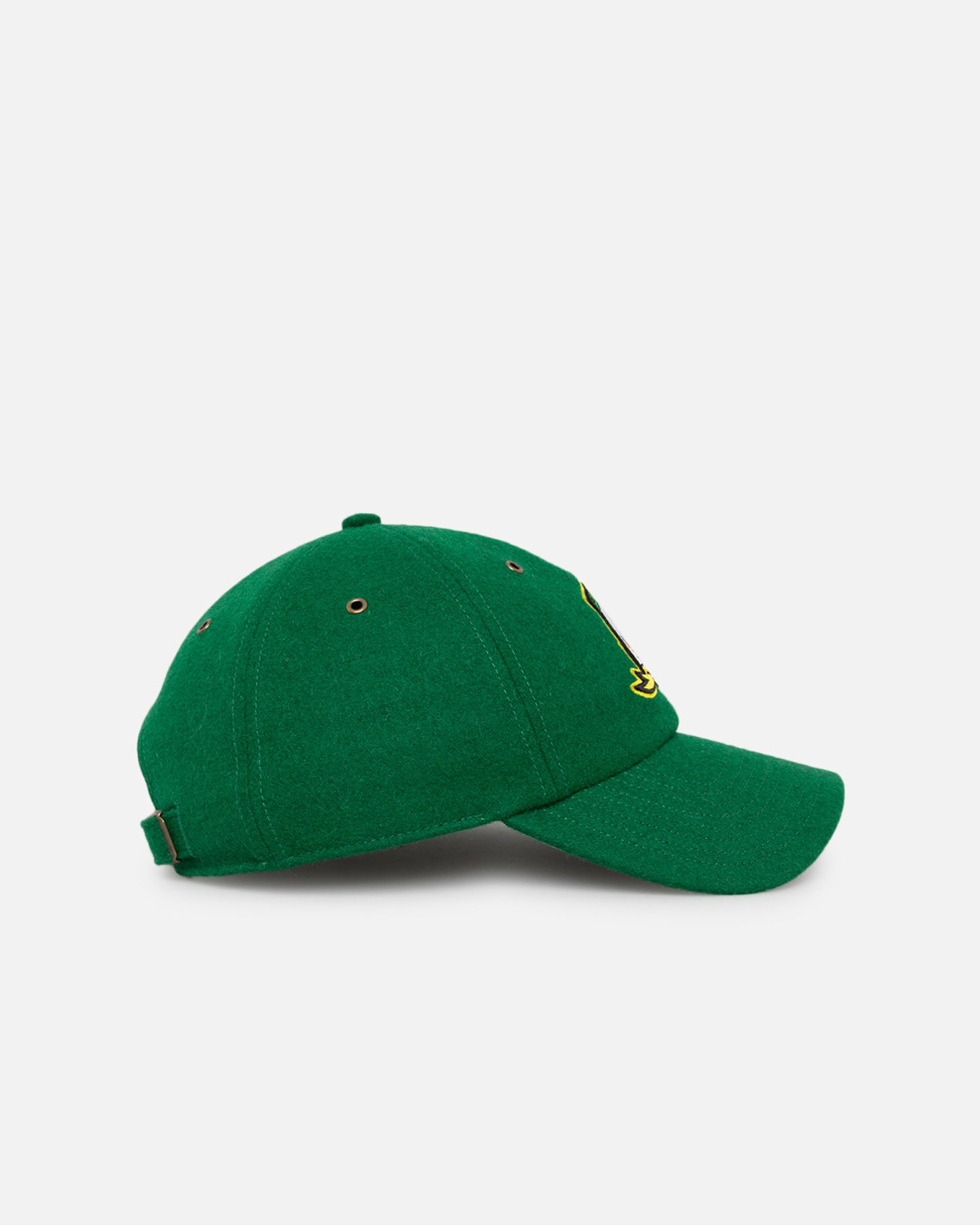 47 Brand Oregon Ducks Wooly Clean Up Strapback Kelly Green Adjustable Hat - Perfect for Game Day, Tailgating & College Football Fan Gear